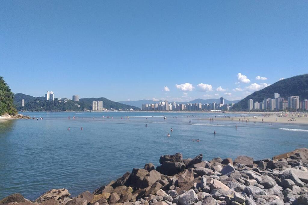 Apartamento Vista Mar Santos Kültér fotó